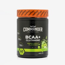 Commander Nutrition B.c.a.a + Glutamine Y.elma 400g 40 Servis