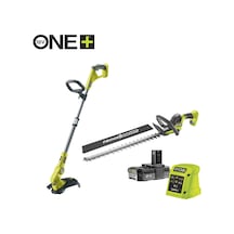 Ryobi RY18LT18HTA-120 18V 1x2.0AH Tek Akülü Set Çim Biçme + Çit Kesme Makinesi - 5133005619