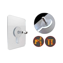 Süper Güçlü Çerçeve Askısı Pin Delgisiz Vidalı Kanca Yapışkanlı Raf Tutucu Askı 5 Li Çok Renkli