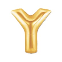 40" İnç 100 CM Y Harfi Folyo Balon Gold