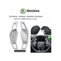 Skoda Scala F1 Paddle Shifter Gümüş Renk Gümüş