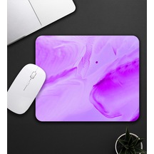 Mor Renk Dalga Geçişli Mouse Pad 23x19cm Fare Altlığı Kaydırmaz Taban De594