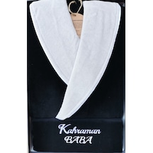 Kahraman Baba Siyah Bornoz Seti Xl Siyah