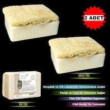 Organicsun Doğal Kabak Lifli Eşek Sütü Sabunu 2 x 120 G