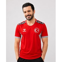 Hummel Otantik Milli Takım Antrenman Tişört Kırmızı