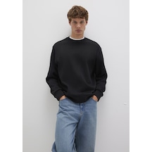 Mavi Erkek Bisiklet Yaka Sweatshırt Siyah 0s10407-900 Siyah