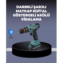 Güçlü Şarjlı Matkap Vidalama Çift Batarya