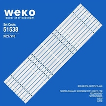 Wkset-6538 37227x10 Cx58d05-zc62ag-02 303cx58004 5s1p 10 Adet Led Bar Tvnizi Açıp İçindeki Led Barla Birebir Aynısı Olduğunu Görmeden Almayınız. Sonrasında İade Almamaktayız.