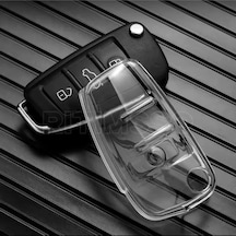 Audi Q7 Premium Şeffaf Anahtar Kılıfı