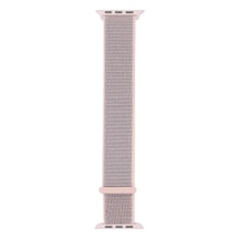 Watch 40mm Kordon Band-03 Serisi Hasır Strap Kayış-pembe Açık