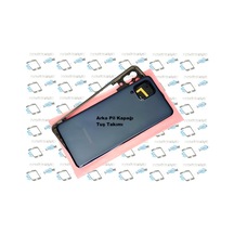 Tkgz Samsung Uyumlu Galaxy M32 KASA Arka Pil Batarya Kapağı Siyah