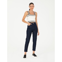 Pierre Cardin Kadın Koyu İndigo Jean Pantolon 50293347-vr089 Koyu İndigo