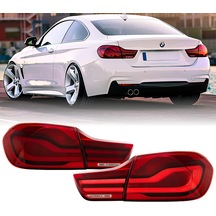 Bmw F32 2014-2019 Coupe Kırmızı Lci Ledli Arka Stop Lambası