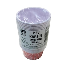 Bensüs Muffin Kapsül 50'li Renkli - 180 C Isıya Dayanıklı Fırın Ve Mikrodalga 4'li Avantaj Pake Tarı 4 L