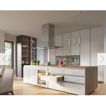 Mylights Beyaz 60 Cm Metal Sarkıt Üçlü Avize Os-ram Led Ampullü 3000k Beyaz