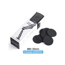 Pododisk Yedek Zımpara Large 35 Mm 200 Adet 80 Grit