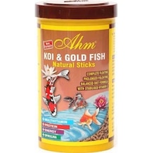 Ahm Koi Goldfish Natural Sticks Balık Yemi 1000 Ml