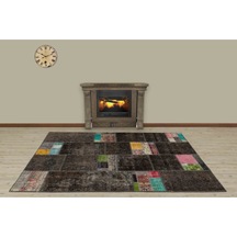 Eşsiz Güzelliğe Sahip Olan Özel Patchwork Halı 160x230