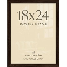 Cilalı Pleksiglaslı 18x24 Poster Çerçevesi - Epik Koleksiyon - Ahşap Galeri Duvar Çerçeveleri - Duvar Sergileme İ