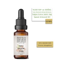 Masala Tatlı Badem Yağı 50 ML Soğuk Pres (Sweet Almond Carrier Oil)