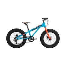 Bisan Limit 20 J 7 Vites Geniş Tekerlekli Çocuk Bisikleti Mavi - Turuncu