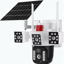 O-kam 3030 4g 6mp Güneş Enerjili Dual Lens 360 Görüşlü Güvenlik
