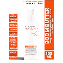 Boom Butter Isıl İşlem Ve Güneş Koruyucu Hot Block SPF 30+ Saç Toniği 150 ML