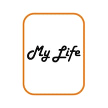 My Life - Benim Hayatım Oto Motor Sticker Siyah 20 7 Cm
