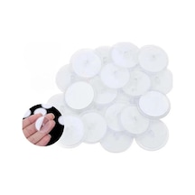 20 Adet Şeffaf Yuvarlak 3 Cm Çaplı Güçlü Disk Yapışkanlar 5468 Çok Renkli