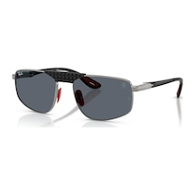 Ray-Ban Rb3776m F001r5 58 Unısex Güneş Gözlüğü Metalik Gri