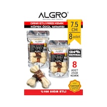 Algro Dana Etli Doğal Ödül Kemiği 7.5 CM 25 G 2 x 4'lü