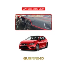 Seat Leon 2013-2020 Torpido Koruma Halısı Kırmızı Kenar