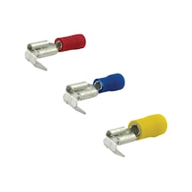 Tfdeg - 5866 4.0-6.0mm2 Erkek / Dişi Geri Dönüşlü Faston Tip Kablo Ucu Sarı - 100 Adet