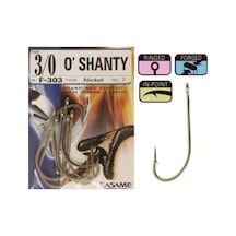 Sasame F-303 O Shanty Serisi Olta Iğnesi (488952691)