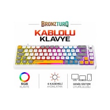 Bronzturq Mk1148 Rgb Kablolu Mekanik Klavye