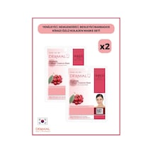 Dermal Barbados Kirazı Özlü Kolajen Maskesi 2 x 23 G