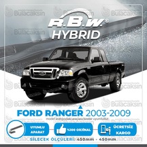 Rbw Hybrid Ford Ranger 2003 - 2009 Ön Silecek Takımı - Hibrit