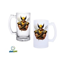 Wolverine Kulplu Bira Bardağı Buzlu Veya Şeffaf Seçenekli 0364