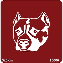 Airbrush Tattoo Sadık Köpek Yapışkanlı Stencil Süsleme Ve Boyama Kalıbı