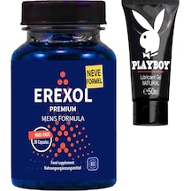 Erexol Erkeklerin Canlılığına Tarafların Keyfi Için L-argininli L-citrullineli Macatozlu Çinko Ve Üzüm Çekirdeği Extreli 30 Lu + Kayganlaştırıcıjel