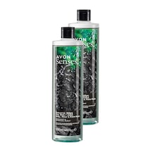 Avon Senses Natures Edge Erkekler İçin Saç Vücut Ve Yüz Yıkama 2 x 500 ML