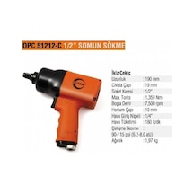 Osaka OPC-51212 C 1/2'' Havalı Somun Sökme