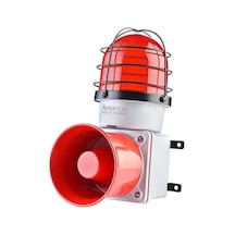 Snt-e12522-d E125 Serisi Endüstriyel Işıklı İkaz Sireni 85-260v Ac/dc