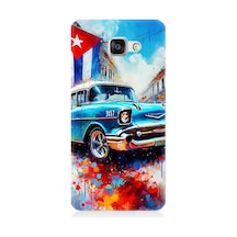Samsung Galaxy A7 2016 Uyumlu Küba Renklerinde Klasik Araba Desenli Silikon Kılıf Çok Renkli Samsung Galaxy A7 2016 Uyumlu Küba Renklerinde Klasik Araba Desenli Silikon Kılıf Çok Renkli