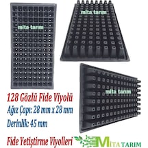 Fide Viyolü, 6 Adet,128 Gözlü Fide Viyol,Fide Tohum Viyolü (395489628)