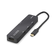 Type-c 3.2 Gen1 Hub Pd Hdmı 4k 5 Port 5 Gbps Siyah Tuh305