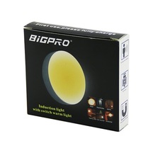 Bigpro Yuvarlak Lamba Çap: 8.3cm Kalınlık: 2cm Sensörlü 0-3mt Sarı Led Usb Şarjlı Diğer