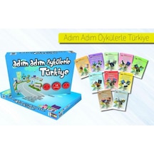 Adım Adım Öykülerle Türkiye-(10 Kitap)