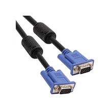 Vcom Cg341Ad-5.0 Mavi Konnektör Siyah 5Mt Vga M-Vga M Kablo