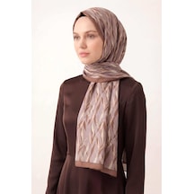 Silk Home Yaprak Desen Soluk Lila 75x195 Soft Şal Çok Renkli 83203687